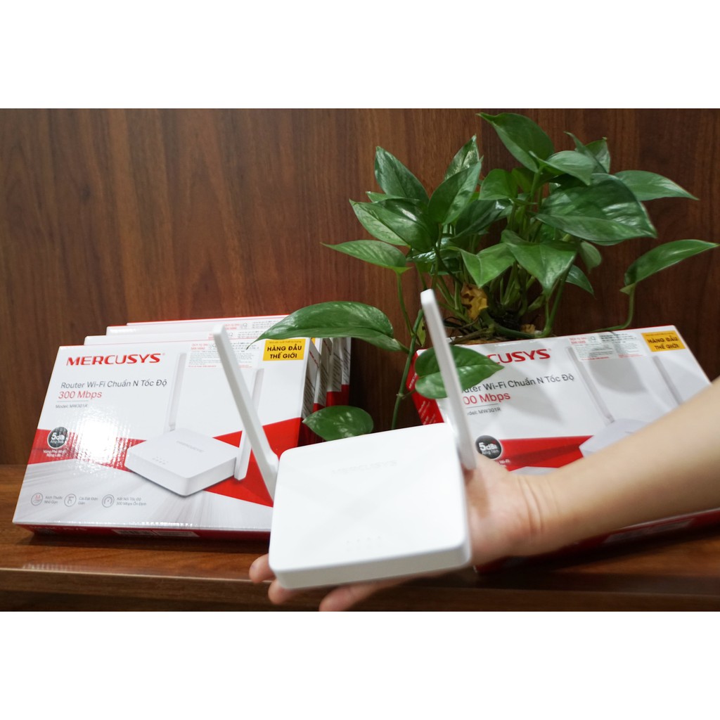Router bộ phát wifi Chuẩn N Tốc độ 300Mbps Mercusys MW 301R 300Mb 2 Râu | BigBuy360 - bigbuy360.vn