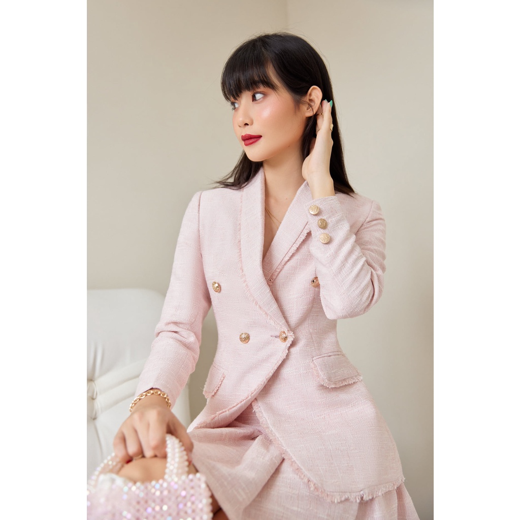 Shaftesbury Pink Tweed Blazer