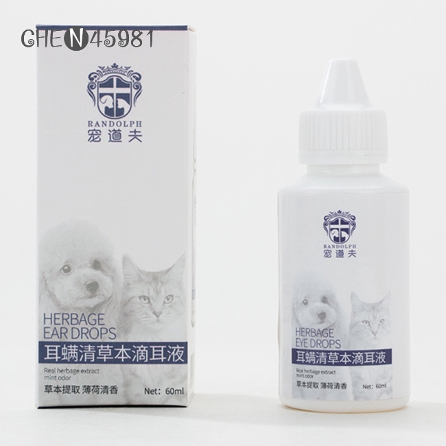 Bộ 60ml Bịt Tai Giúp Khử Trùng Cho Thú Cưng