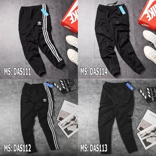 Quần thể thao nam dài 3 sọc ống rộng ống bó jogger
