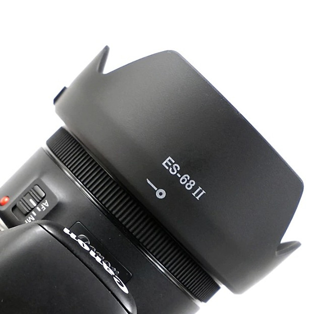 Lens hood ES-68 II for Canon 50mm F1.8 STM (Hoa sen)