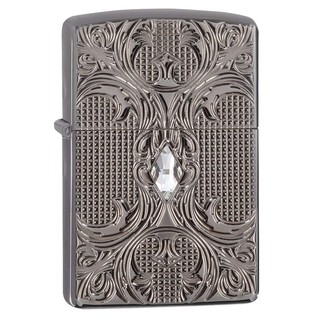 Đồ bật lửa Mỹ Zippo Armor Crystal Lattice Pocket Lighter (Black Ice) - Hà Thế