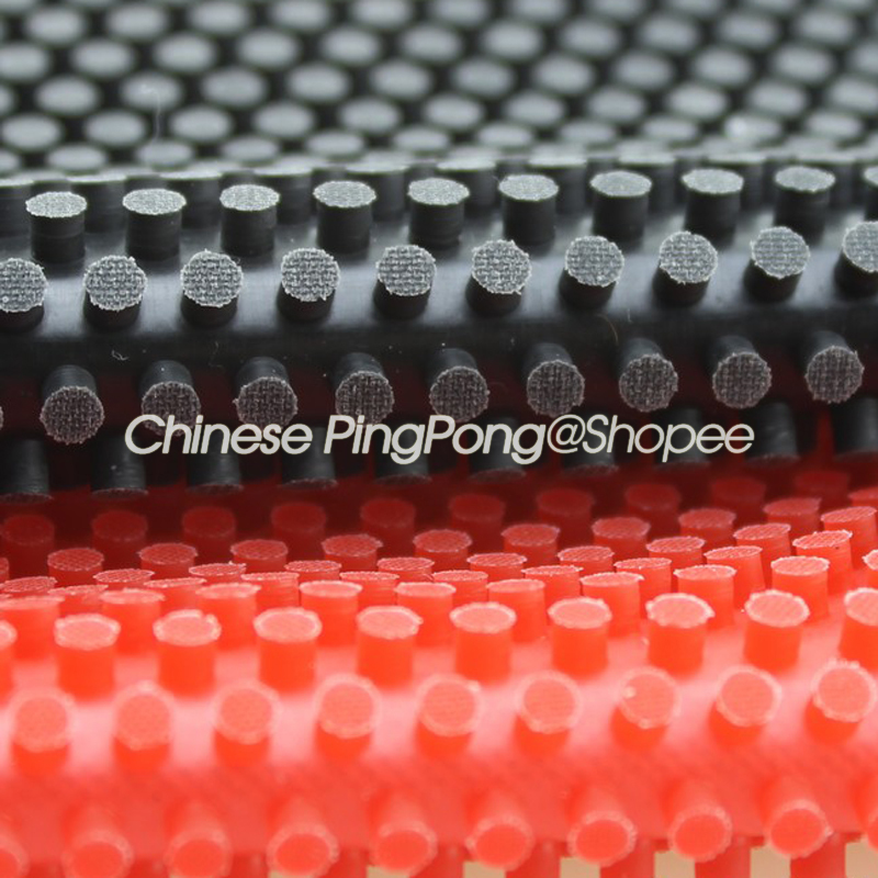 Flying Dragon Pips-long Table Tennis Rubber (Super Big Pips, No ITTF) Long Pips Ping Pong Rubber Topsheet OX