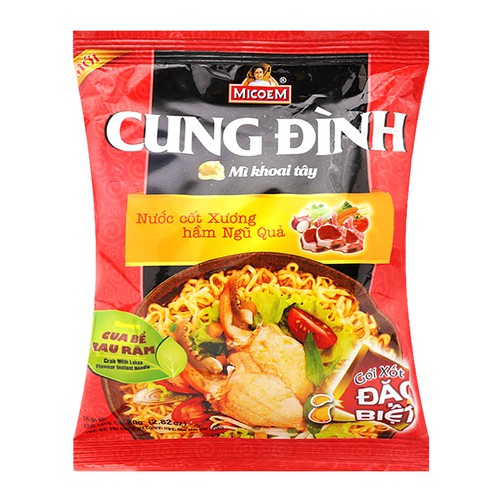 Combo 5 gói Mì khoai tây Cung Đình các vị gói 79g