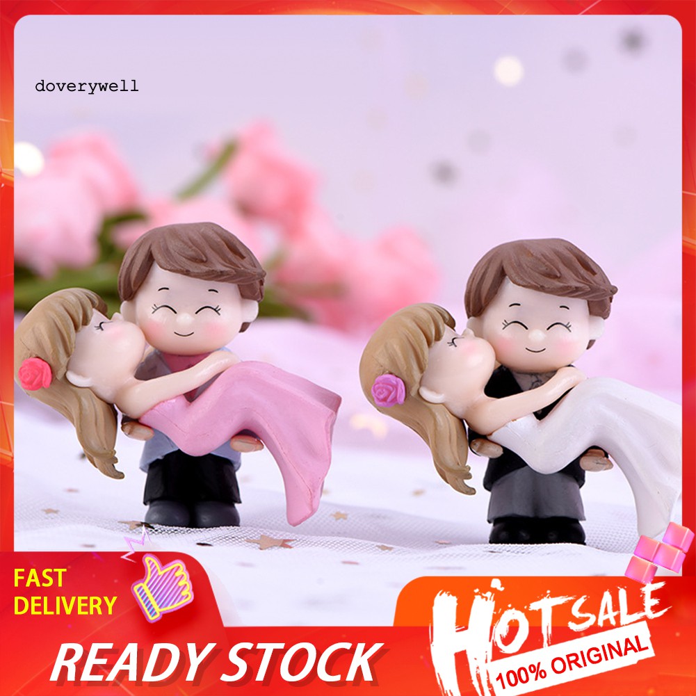 Mô Hình Cô Dâu Chú Rể Mini Cho Trang Trí Tiểu Cảnh