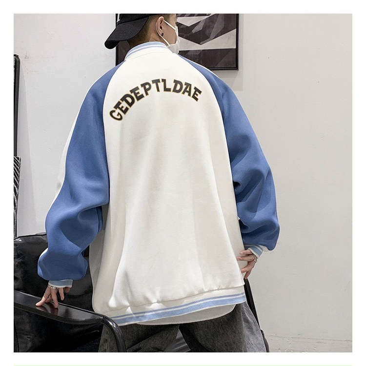 (FREE SHIP) ÁO KHOÁC BOMBER NAM HỌA TIẾT CHỮ K PHỐI VIỀN SỌC TAY  PHONG CÁCH ĐỈNH CAO BL TK 2022