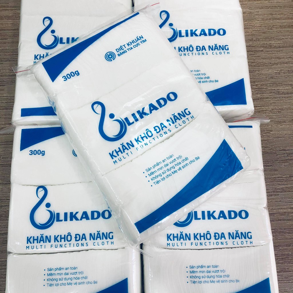 Khăn vải khô đa năng Lykado loại 300g