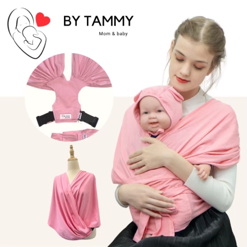 - Địu vải sling cho bé - trợ lực cột - chỉnh size