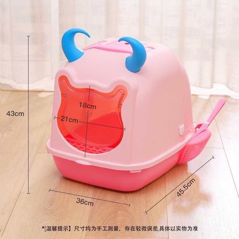 NHÀ VỆ SINH MÈO có sừng