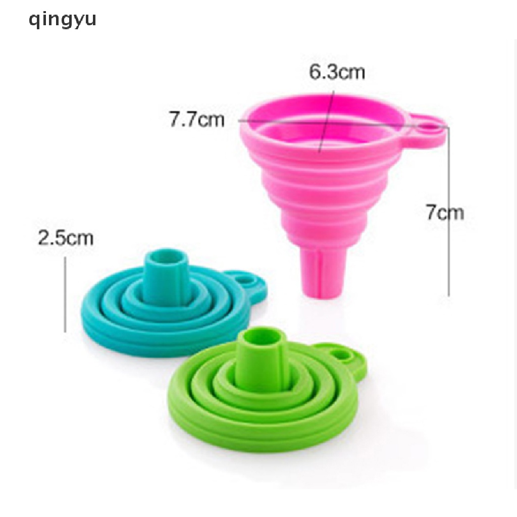 Phễu Silicone Gấp Gọn Mini Tiện Lợi Cho Nhà Bếp