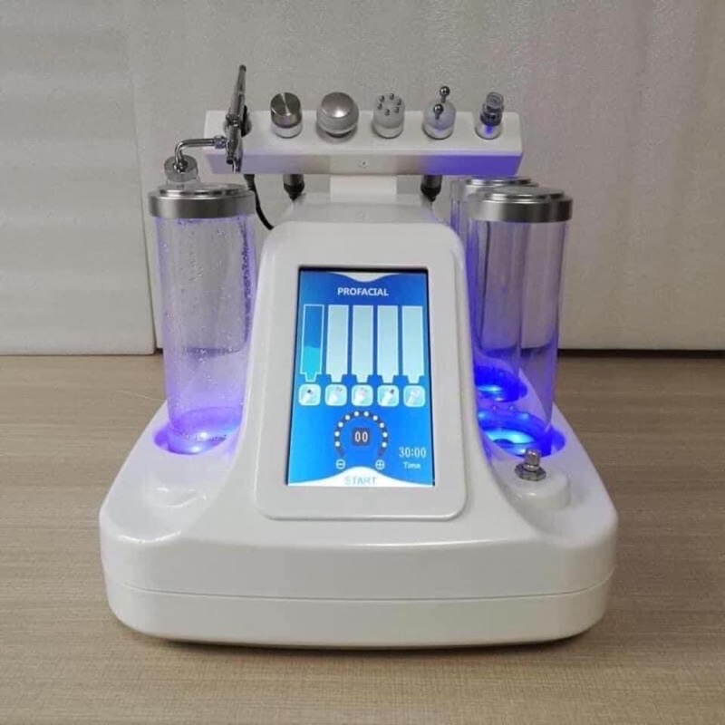 máy aqua h2o2 6in1 làm mặt spa