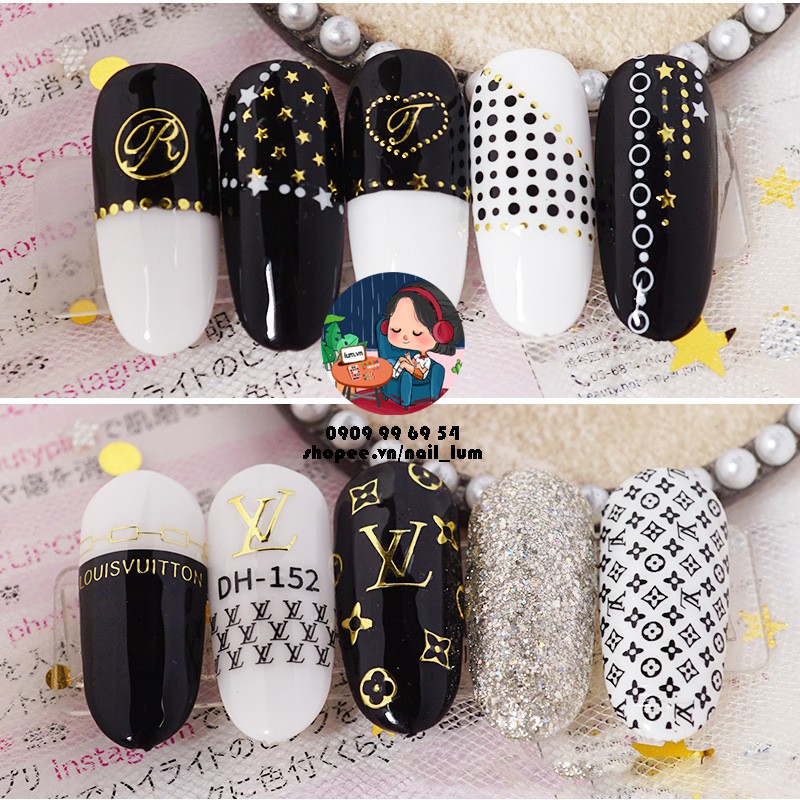 [Video Thực Tế] Nail Sticker - Dán Móng Tay DH152 LUÔN VUI TƯƠI