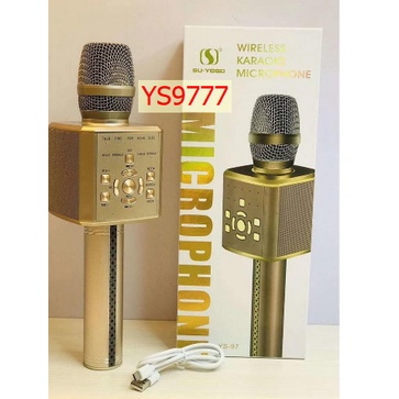 MIC  YS-16  YS96 KARAOKE  KÈM LOA NGHE HAY 20W ghi âm 2 loa cực hay