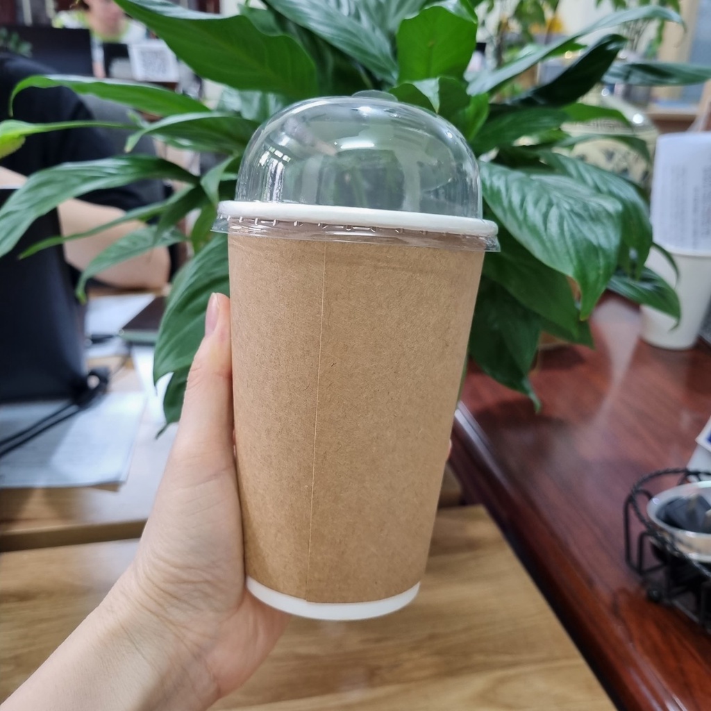 50 cốc giấy 2 lớp  -  chuyên đựng cà phê trà sữa 8oz/120z/16oz
