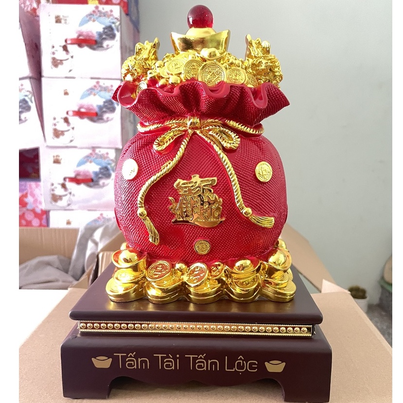 Túi Tiền Phong Thuỷ Hút Tài Lộc Cao 33cm