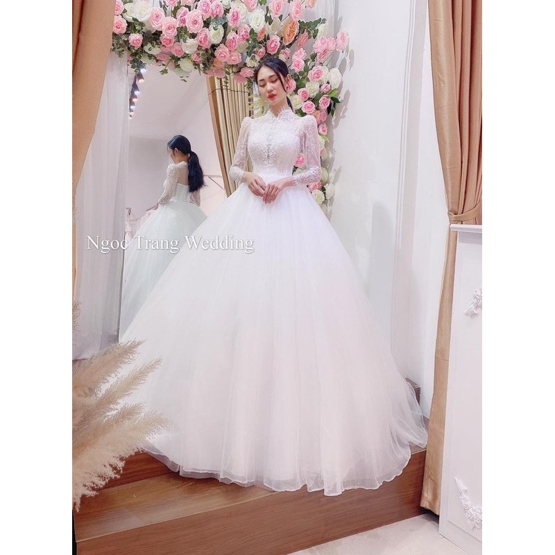 Áo cưới Tùng mềm bồng to