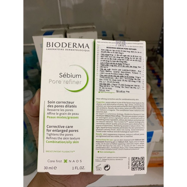 Kem dưỡng se khít lỗ chân lông Sebium Pore Refiner