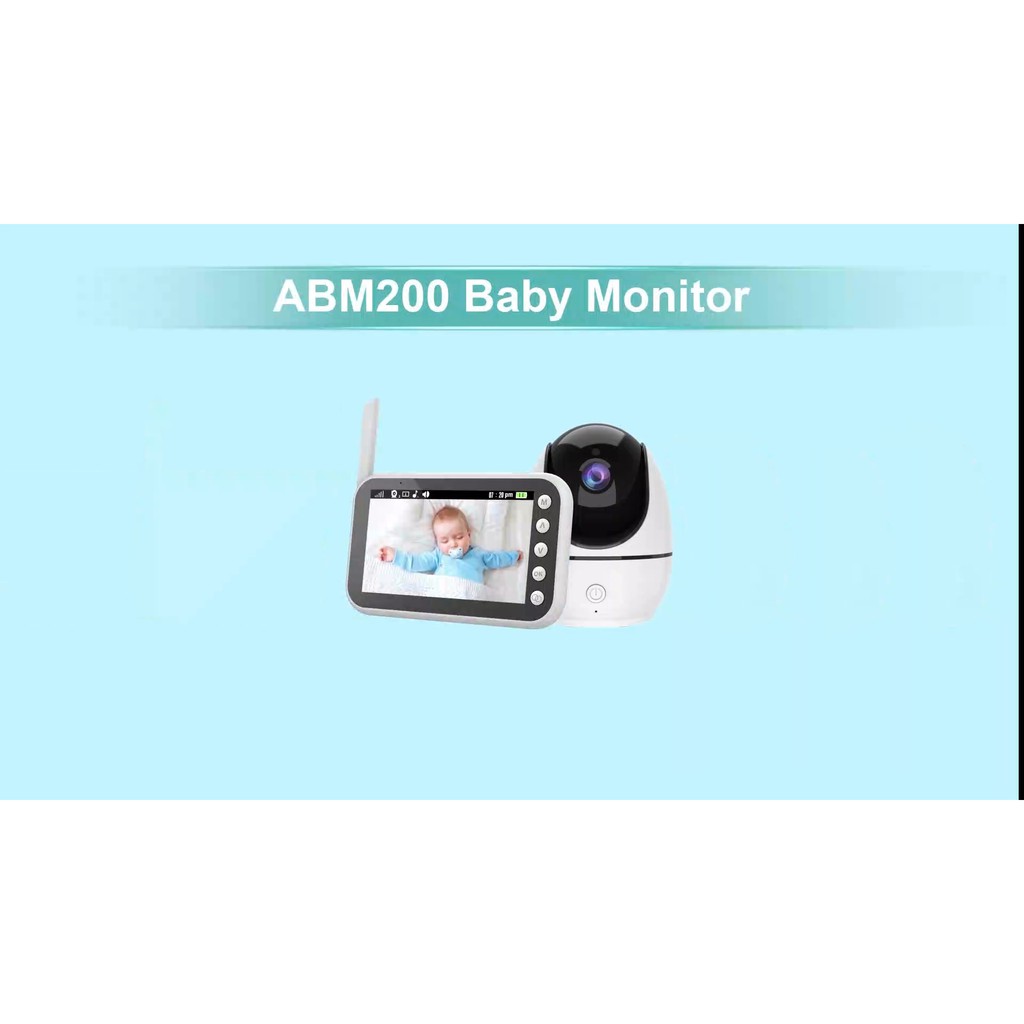 Máy Báo Khóc Trẻ Em Corky Baby mbk502 Pro max - Màn hình lớn 4.5inh, camera điều khiển quay 360 độ