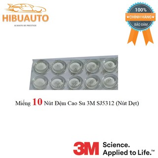 Miếng 10 Nút Đệm Cao Su 3M SJ5312 (Nút Dẹt)