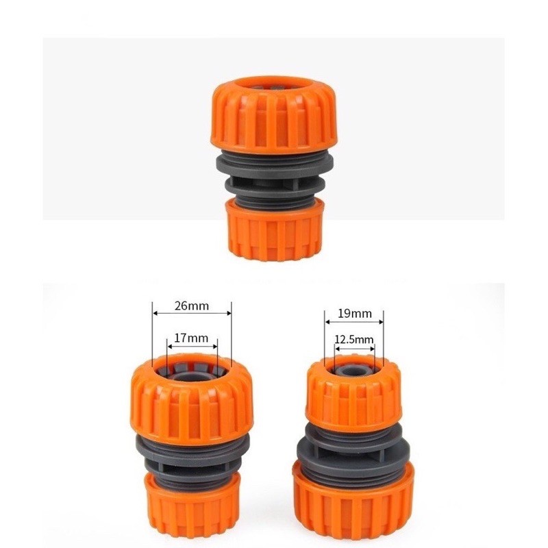 Côn thu 1/2 inch ra 1/4 inch, Khớp nối nhanh, Măng sông 20-16 mm, Đầu nối nhanh