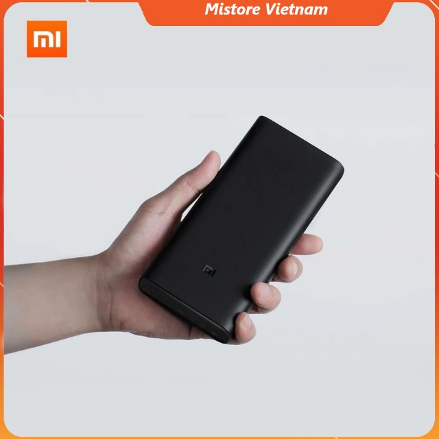 Pin sạc dự phòng Xiaomi Mi PowerBank 3 Pro 20000mAh hỗ trợ sạc laptop 45w cổng TypeC