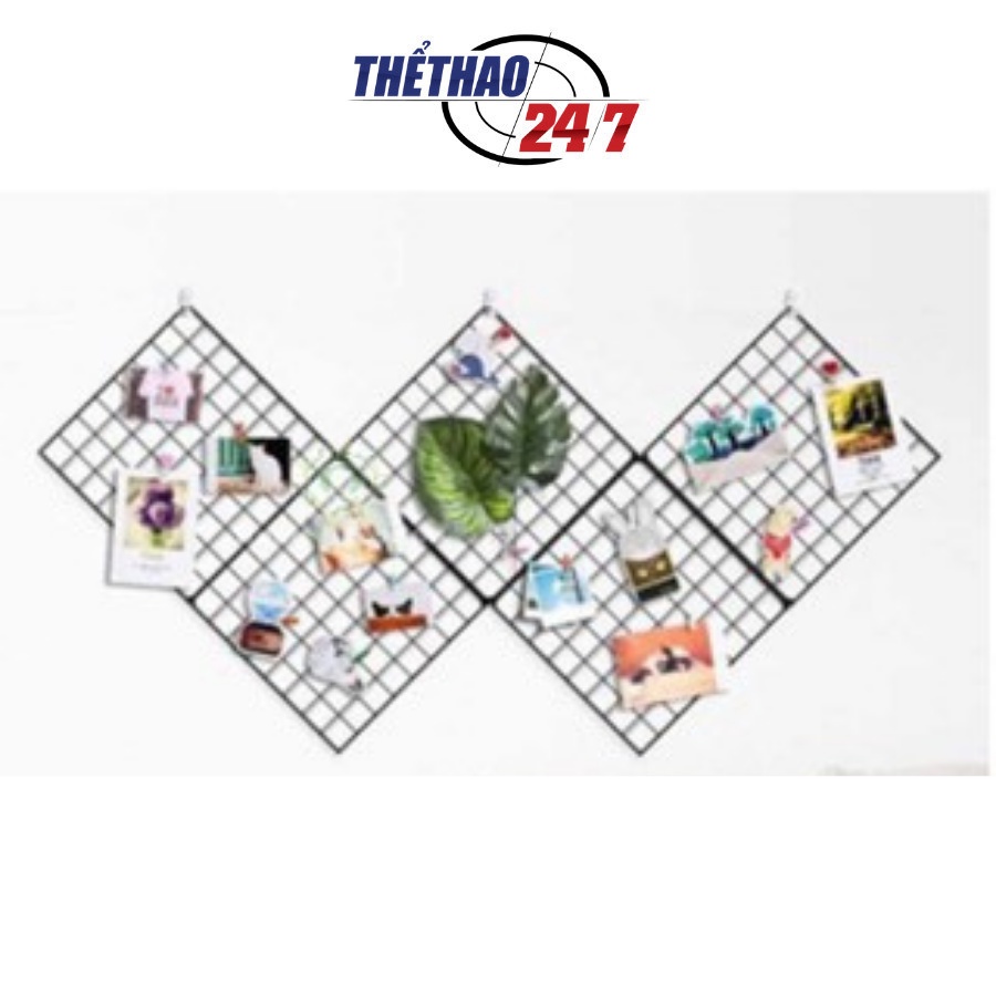 Tấm Lưới Thép Treo Tranh, Khung Tranh Lưới Sắt Nghệ Thuật trang trí nhà cửa Tặng Kèm Đinh