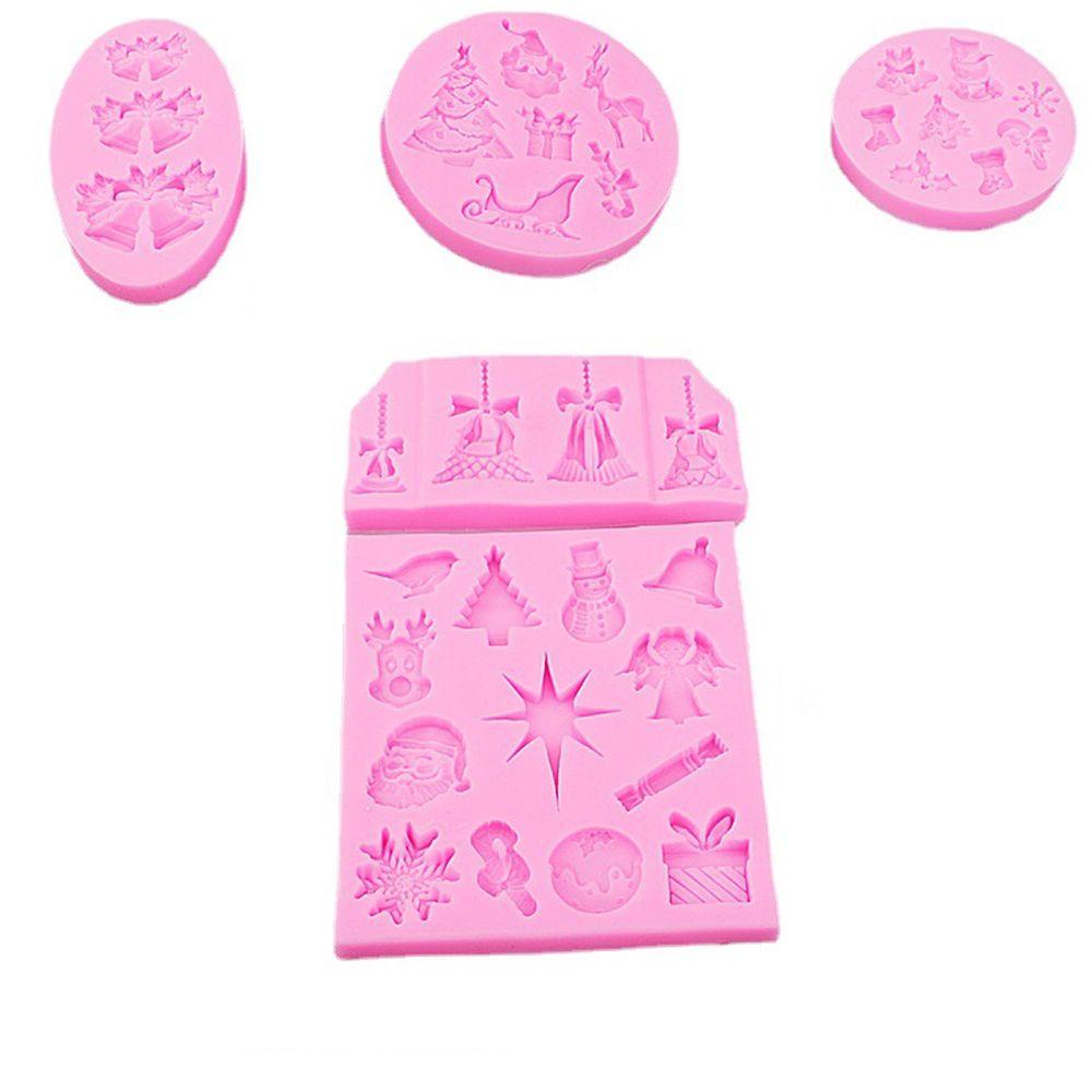 1 / 1 Bộ Khuôn Silicone Hình Cây Thông Giáng Sinh 3D