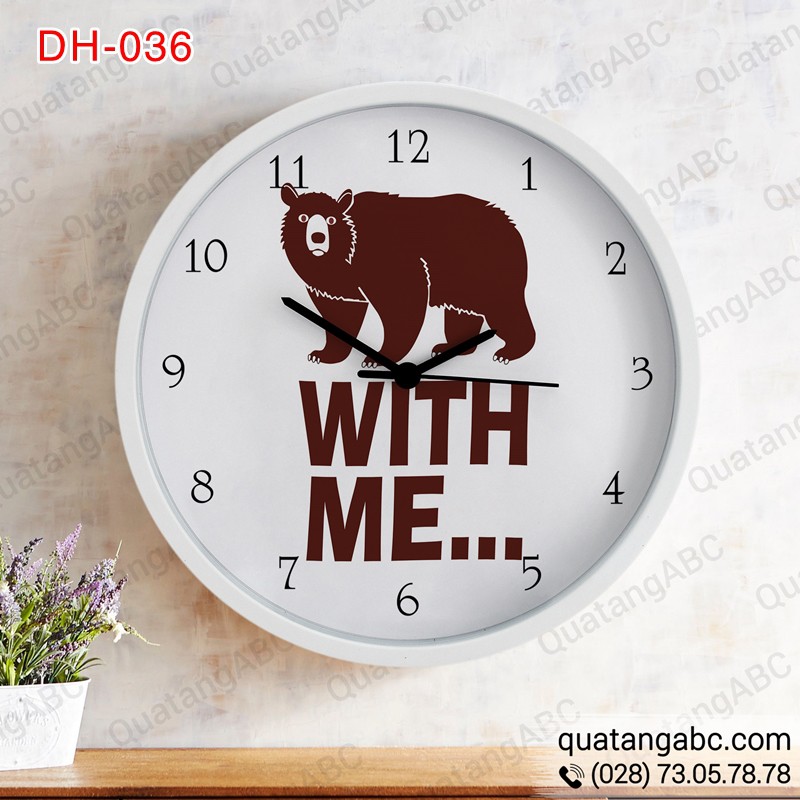 IN HÌNH LÊN ĐỒNG HỒ 25CM - DH-036