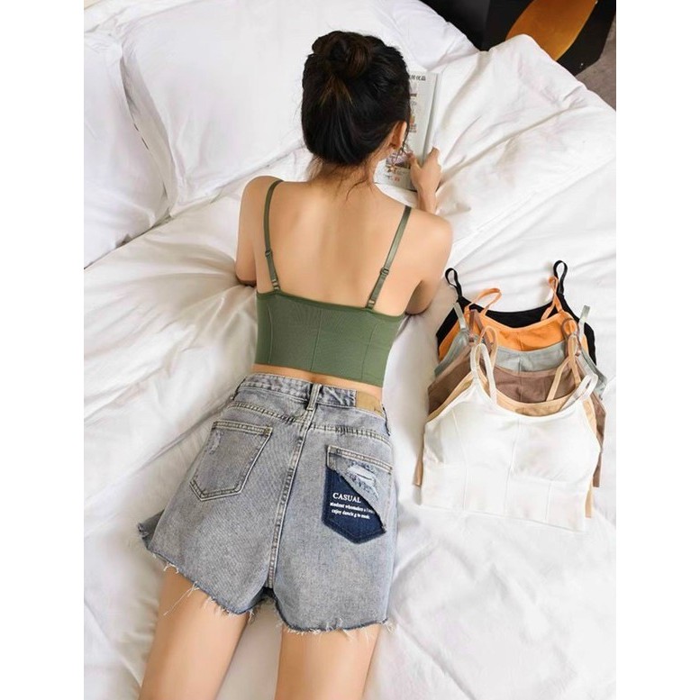 Quần sọt jean nữ HANOIJEAN - Quần short nữ túi họa tiết quần đùi nữ hàng VNXK | BigBuy360 - bigbuy360.vn