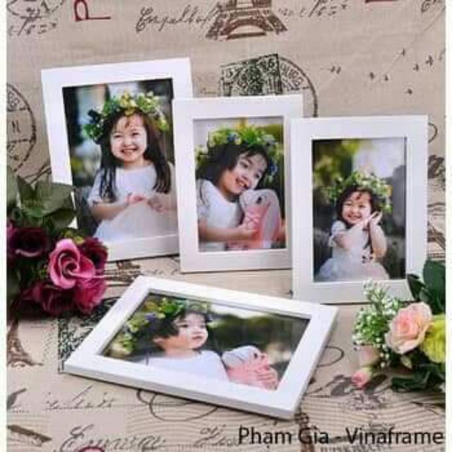 (để bàn) combo 5 khung 10*15, 5 khung 13*18 bản 3cm