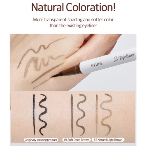 [ETUDE] Kẻ Mắt Màu 2X / 2 Colors