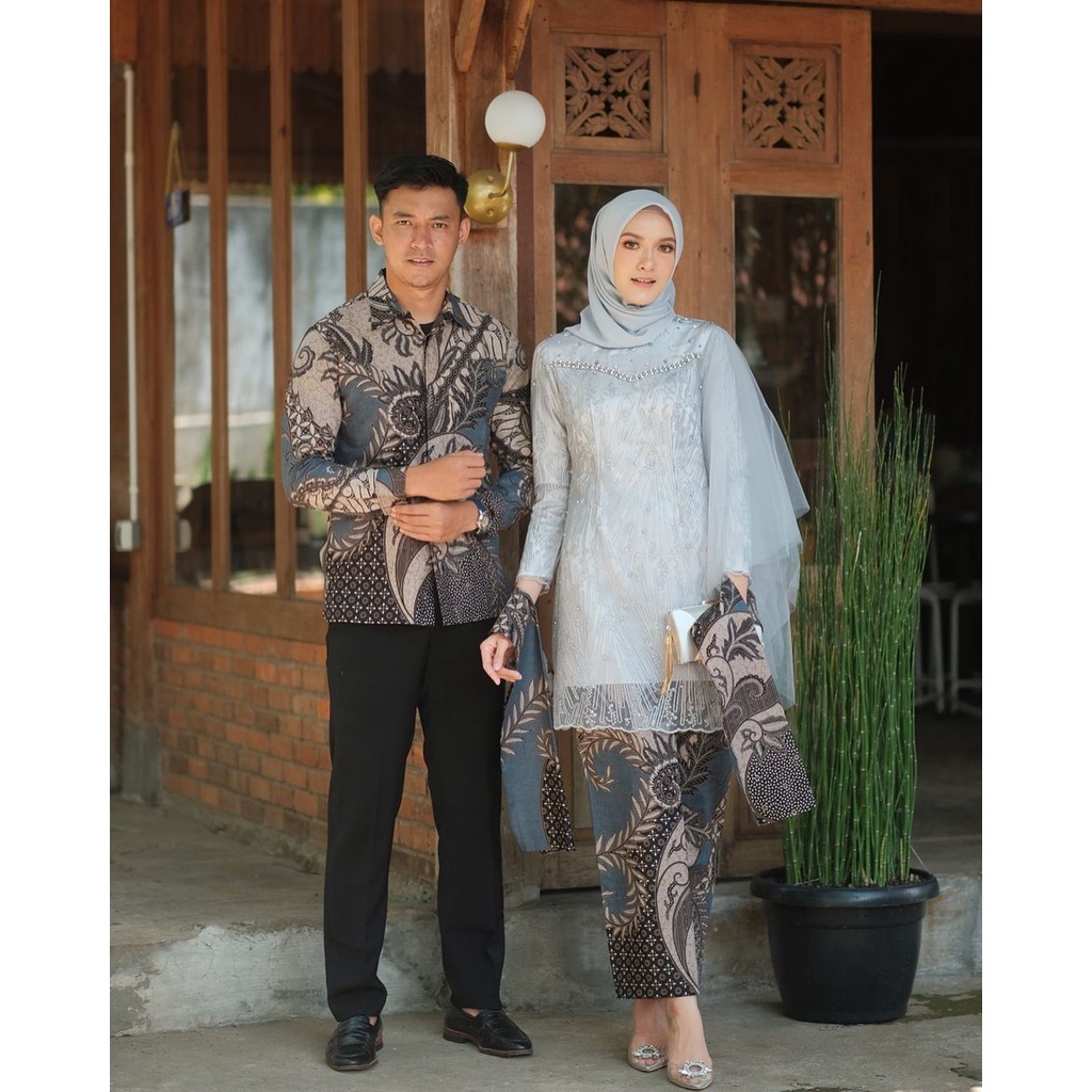 Kebaya BROKAT BATIK Áo Sơ Mi BATIK LYDIA VEKKA Mẫu Mới Nhất / Quần Áo Đẹp / Quần Áo Đẹp Cho Cặp Đôi
