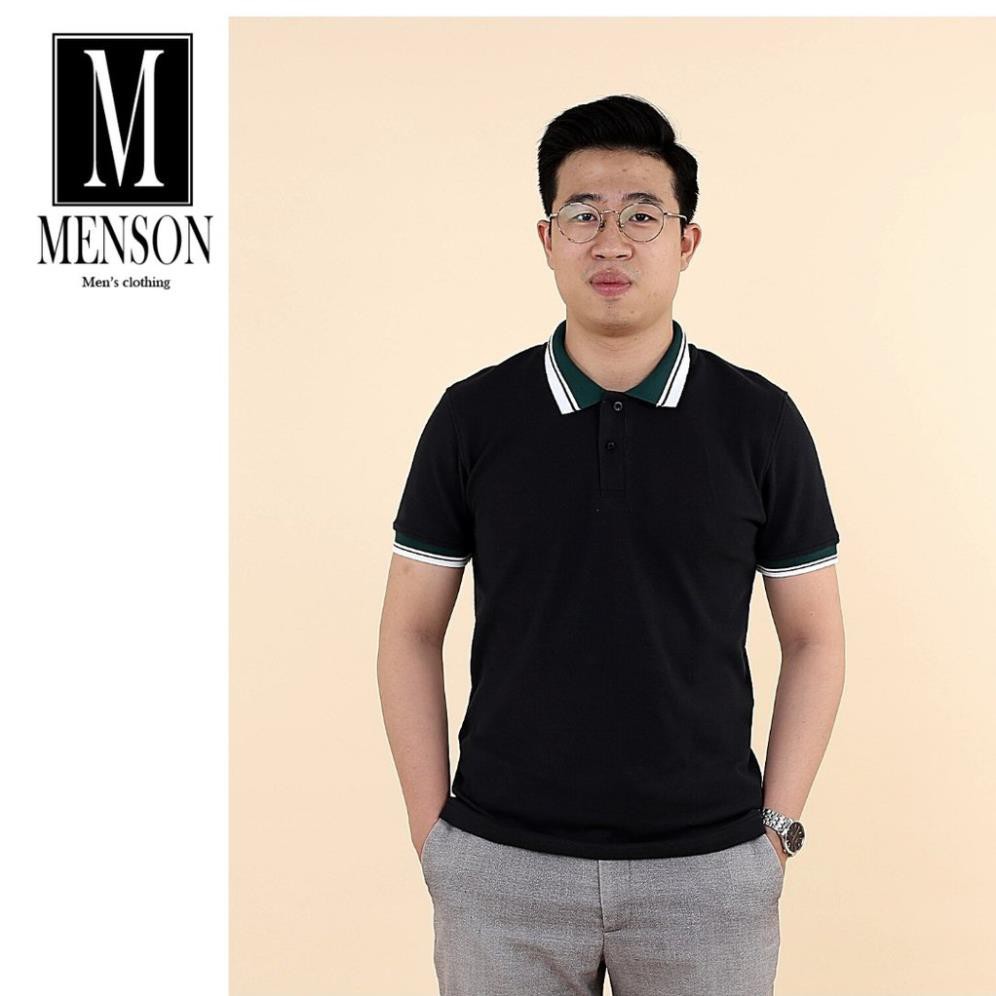 ⭐️GIẢM GIÁ 50%⭐️Áo Polo Nam Vải Cá Sấu Chất Mát - Áo Thun Nam Cổ Bẻ Ngắn Tay Menson M100 | BigBuy360 - bigbuy360.vn