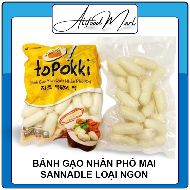 Bánh gạo nhân phô mai Sannadle Hàn quốc