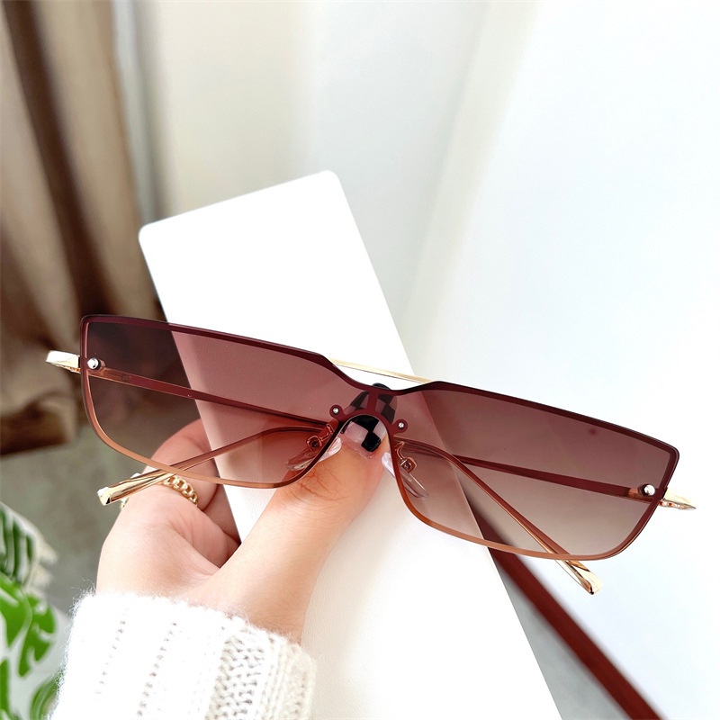 Kính Mát Gọng Đôi Kim Loại Phong Cách Retro Thời Trang Cho Nam Nữ