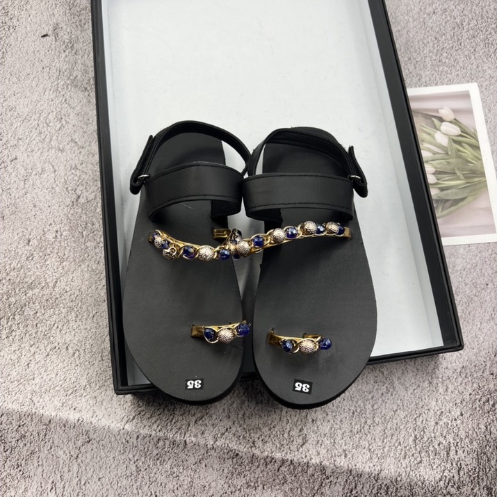 Giày xăng đan nữ A26 đen dép xăng đan-sandal đồng nai
