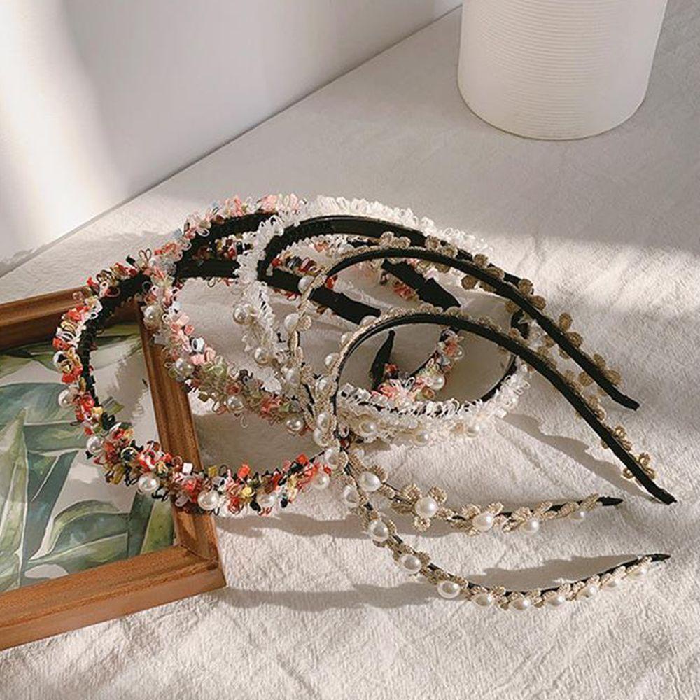 Băng Đô Vải Ren Hoa Phong Cách Hàn Quốc