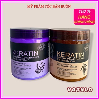 Kem ủ tóc KERATIN COLLAGEN 1000ML LAVENDER BRAZIL NUT - Ủ hấp tóc cung cấp dưỡng chất KERATIN tự nhiên CT76