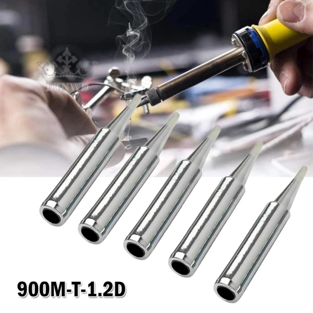 【FUNWD】Soldering Iron Tips 900M-T-1.2D Durable Environmentally Oxygen-free Zinc-coated