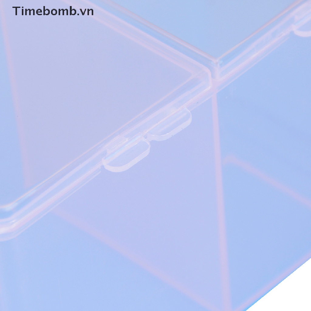 [Hàng mới về] Hộp đựng bông tẩy trang trong suốt
