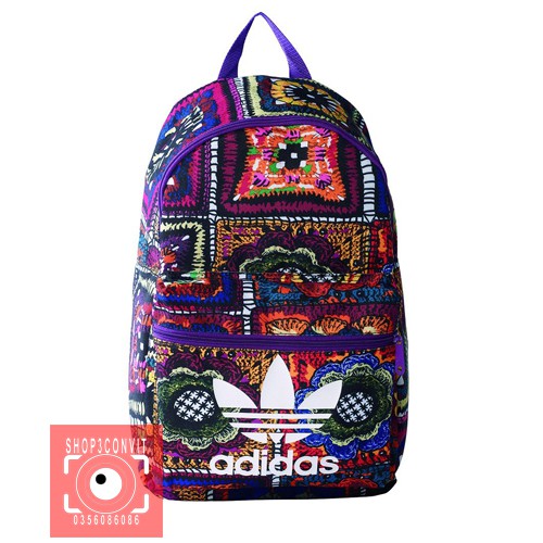 Balo laptop thời trang hoa văn thổ cẩm Women's Crochita Classic Rucksack, Multi-Coloured
