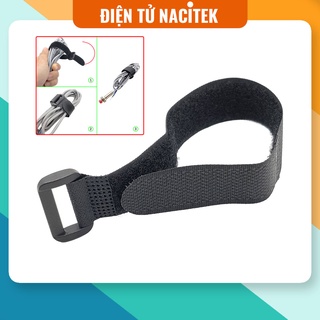Dây dán Velcro khóa nhựa buộc gọn dây điện dây cáp, dây gai quấn cáp