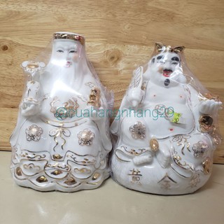 Tượng thần tài thổ địa - sứ