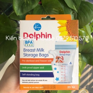 Túi trữ sữa Dolphin 150ml 25 tờ