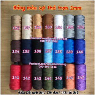 Sợi thô 2mm (lõi nặng)