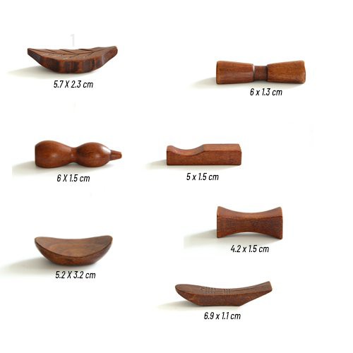 Gác đũa gỗ tự nhiên trang trí bàn ăn phong cách Nhật Bản