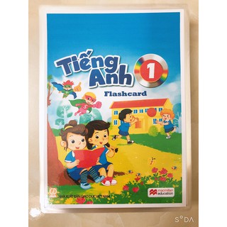 Flashcard tiếng anh lớp 1 Khổ A5 Ép Platic