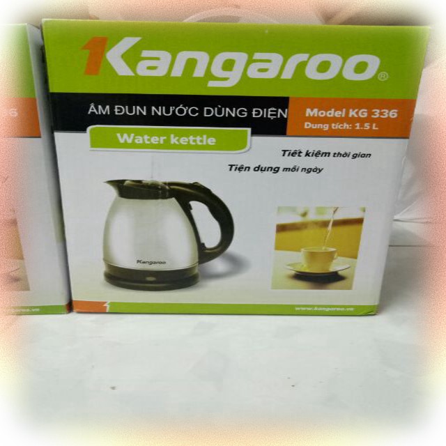 HOT'' Bình đun nước kangaroo KG 336 1.5L chính hãng MỚI RẺ