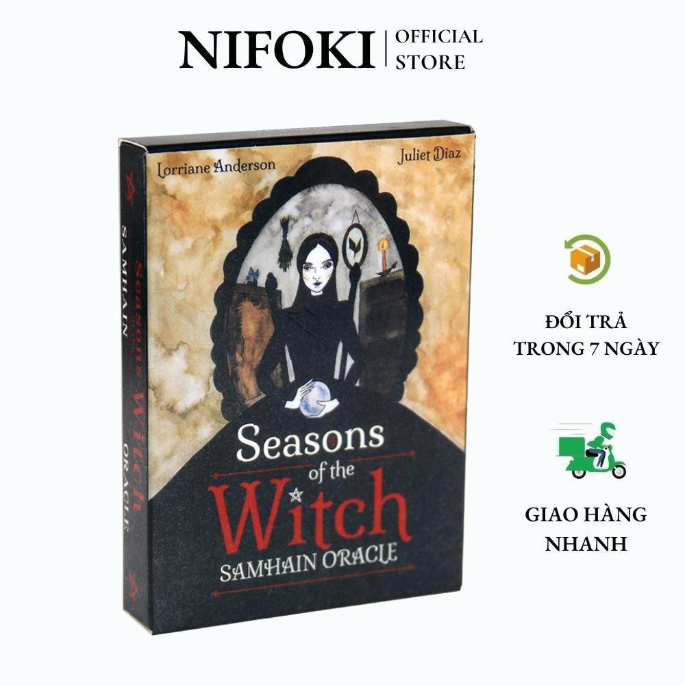 Bộ bài Seasons of the Witch Samhain Oracle Nifoki V22