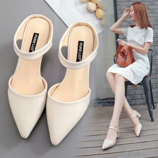 Sục nữ cao gót quai ngang kiểu ấn tượng